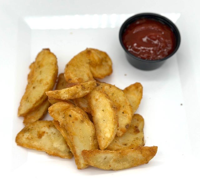 Potato Wedges (Swaminarayan friendly) at Ananda Kitchen, Langley Park