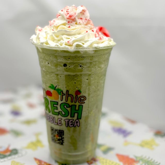 Grinch Green Matcha Smoothie at Ananda Kitchen, Langley Park