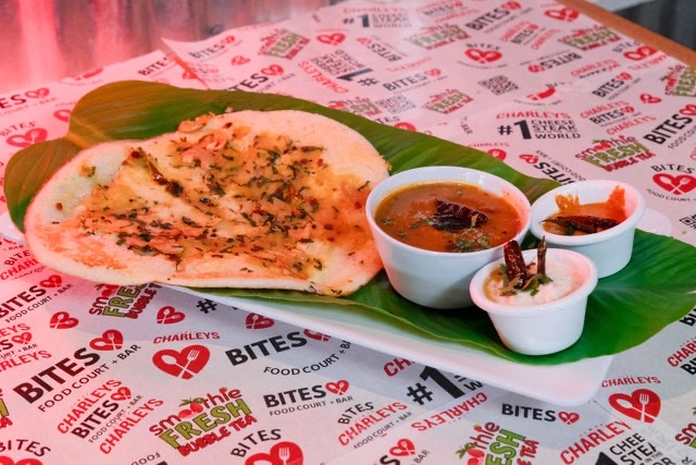 Uttapam (Chilli Masala) with Sambar & Chutney at Ananda Kitchen, Langley Park