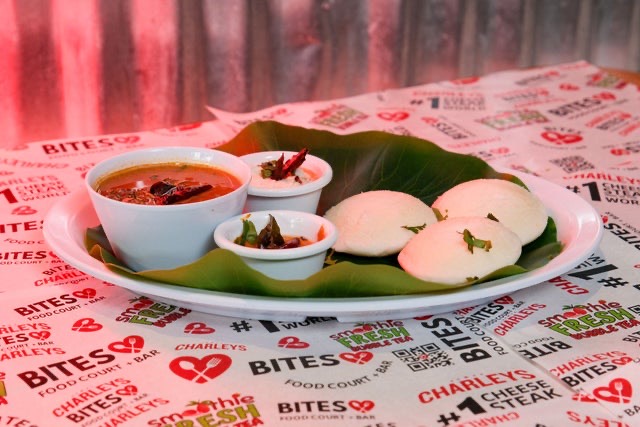 Idli (3 pieces) (Swaminarayan friendly) at Ananda Kitchen, Langley Park
