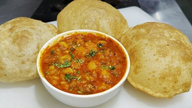 Aloo Bhaji Puri (2 pcs) at Ananda Kitchen, Langley Park
