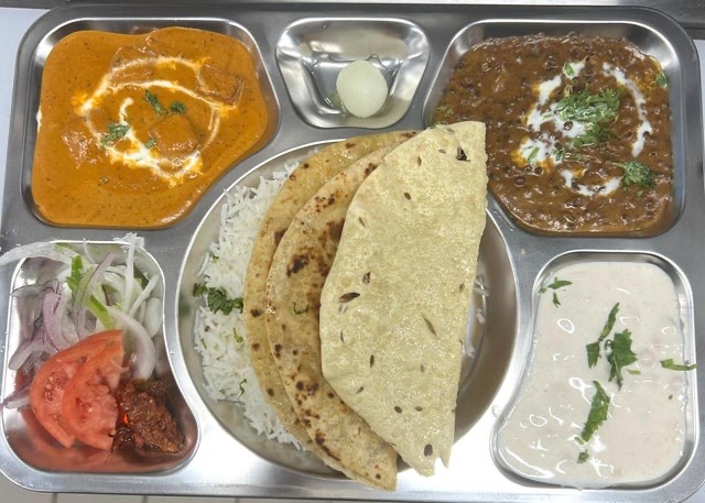 Punjabi Thali at Ananda Kitchen, Langley Park