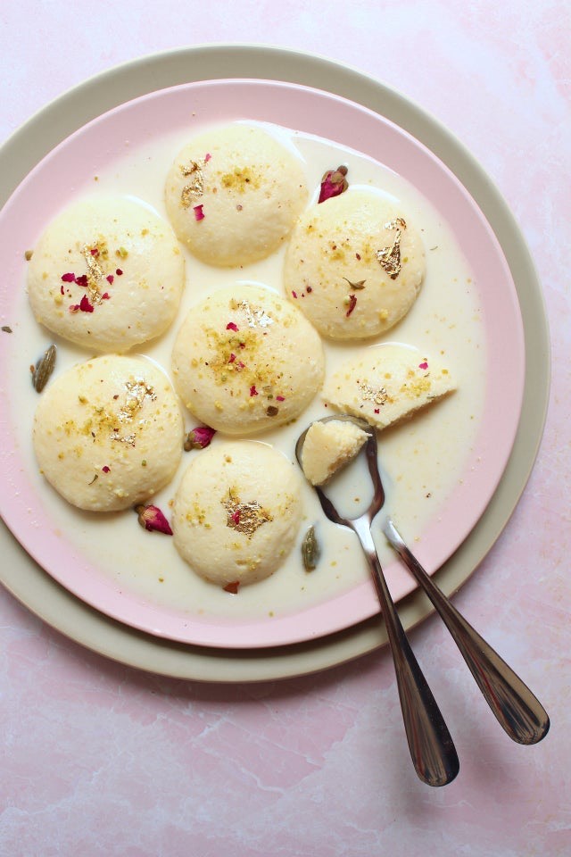 Ras Malai (1 single piece) at Ananda Kitchen, Langley Park